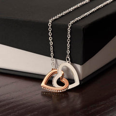 Forever Connected Double Heart Necklace — A Gift From Mom & Dad to Their Child