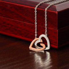 Forever Connected Double Heart Necklace — A Gift From Mom & Dad to Their Child